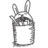 recycle bin rabbit full